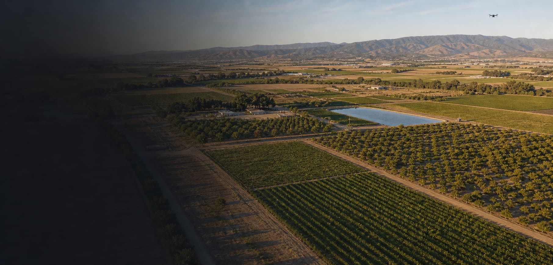 Southern California land and agricultural acreage documented from the air
